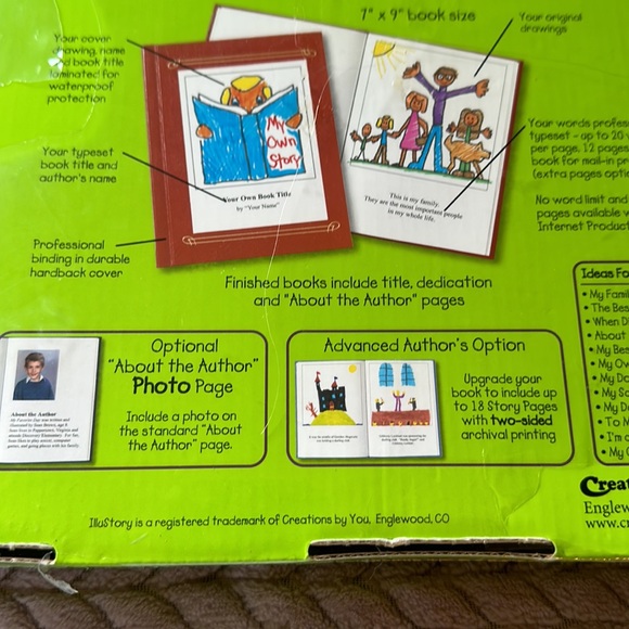 Creations by You Illustory kit publish your own book box sealed all pcs nice - Picture 9 of 12